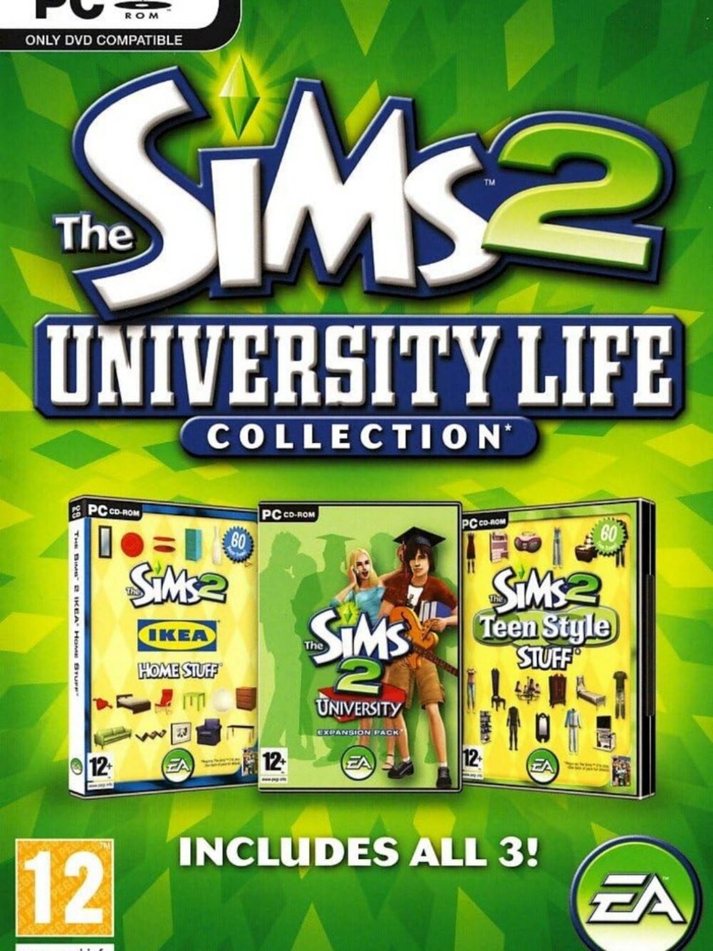 Sims 2 University Life Collection for PC - Ultimate Expansion Pack, Gaming Fun!